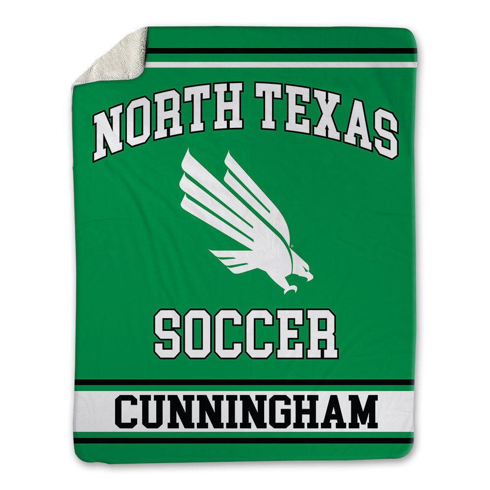 North Texas - NCAA Women's Soccer : Lily Cunningham - Blanket-0