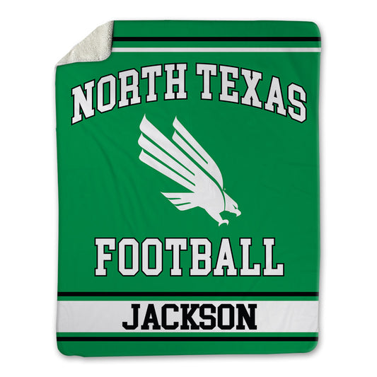 North Texas - NCAA Football : Evan Jackson - Blanket-0