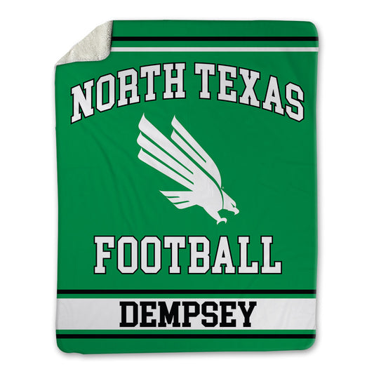 North Texas - NCAA Football : Harrison Dempsey - Blanket-0