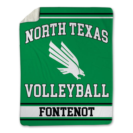 North Texas - NCAA Women's Volleyball : Victoria Fontenot - Blanket-0