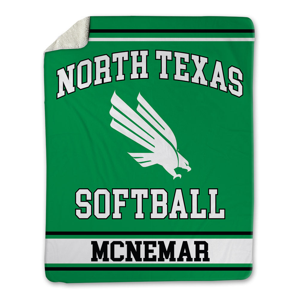 North Texas - NCAA Softball : Riley McNemar - Blanket-0