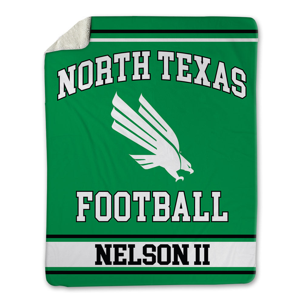 North Texas - NCAA Football : Brian Nelson II - Blanket-0