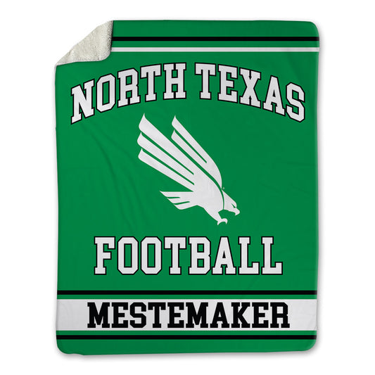 North Texas - NCAA Football : Drew Mestemaker - Blanket-0