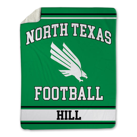 North Texas - NCAA Football : Jayden Hill - Blanket-0