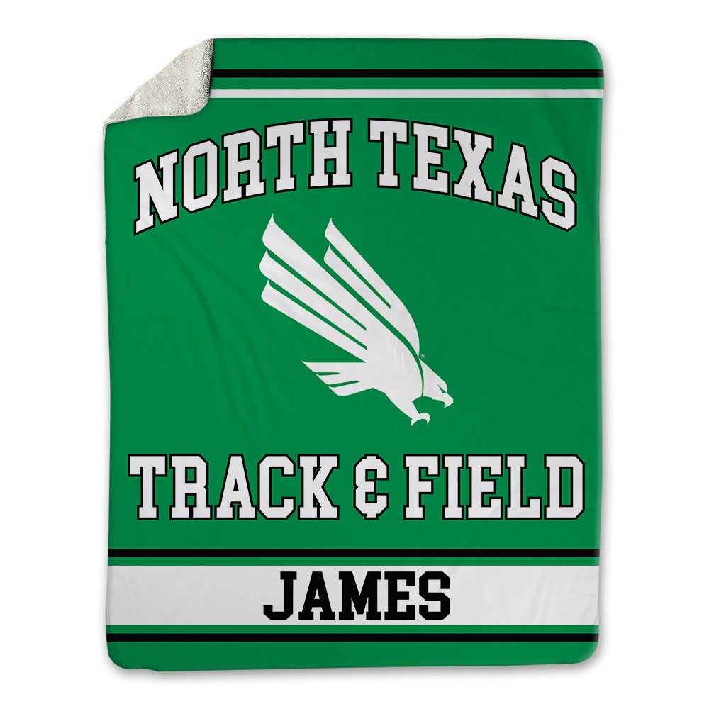 North Texas - NCAA Women's Track & Field : Dionna James - Blanket-0