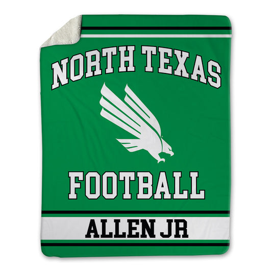 North Texas - NCAA Football : Bryan Allen Jr - Blanket-0