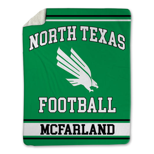 North Texas - NCAA Football : Kamdon McFarland - Blanket-0