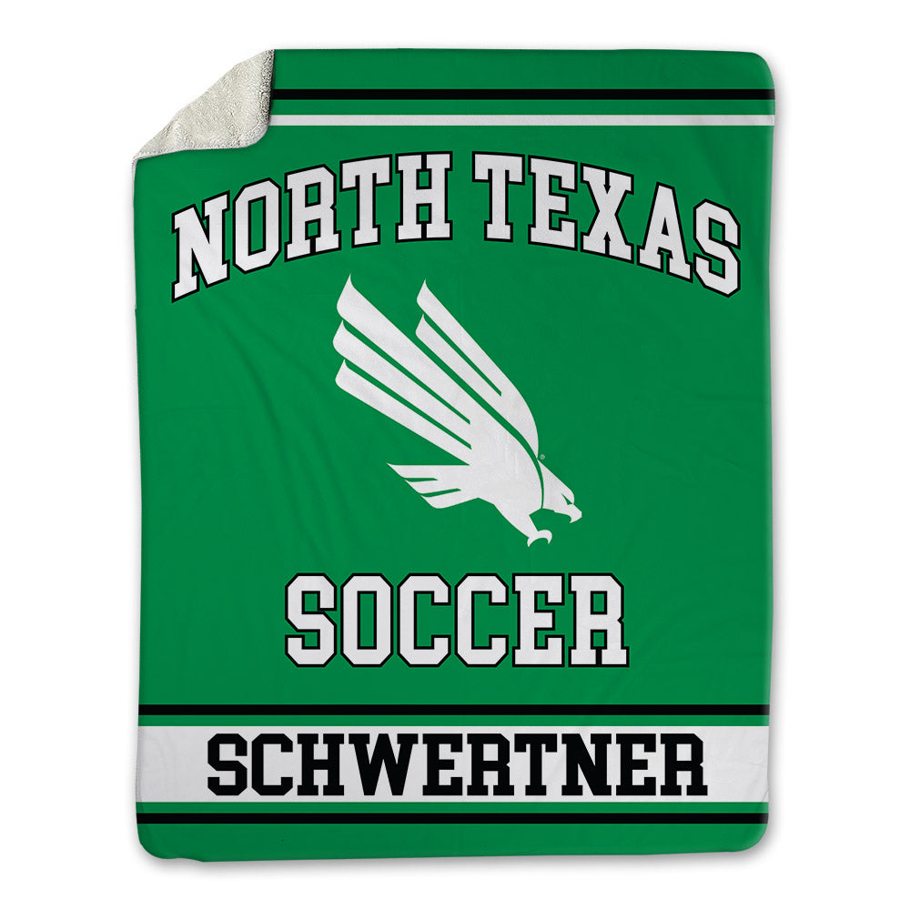 North Texas - NCAA Women's Soccer : Meghan Schwertner - Blanket-0