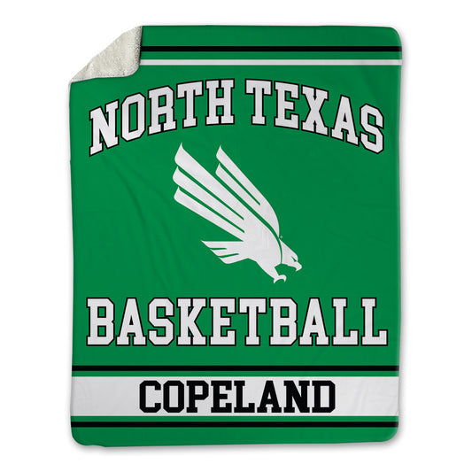 North Texas - NCAA Men's Basketball : Klayton Copeland - Blanket-0