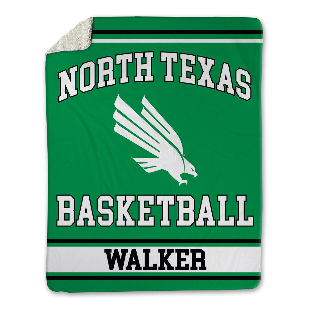 North Texas - NCAA Men's Basketball : Dello Walker - Blanket-0