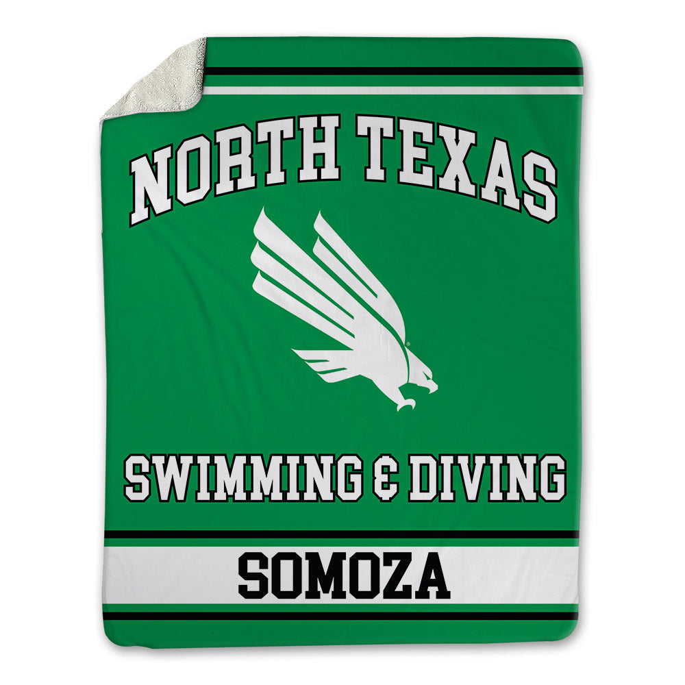 North Texas - NCAA Women's Swimming & Diving : Gabi Somoza - Blanket-0