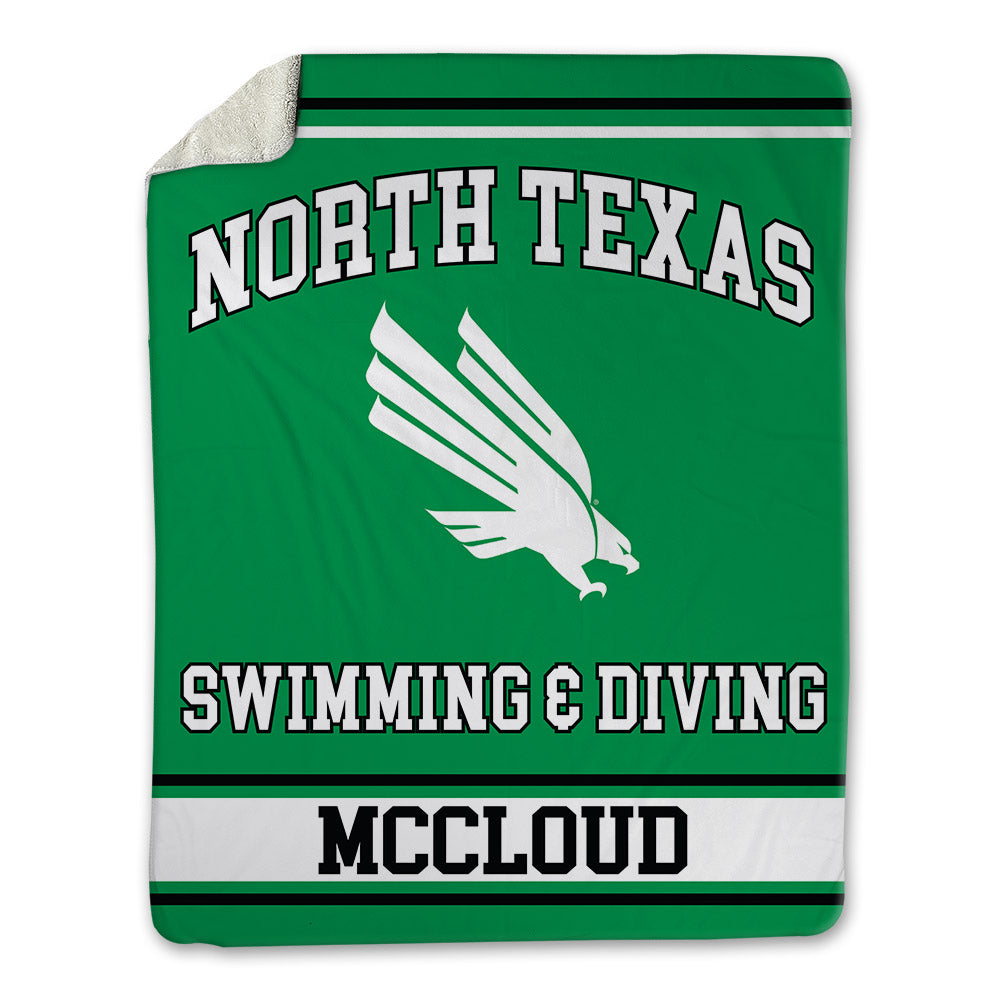 North Texas - NCAA Women's Swimming & Diving : Scarlett McCloud - Blanket-0