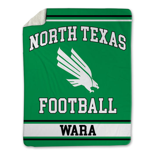 North Texas - NCAA Football : Shawn wara - Blanket-0