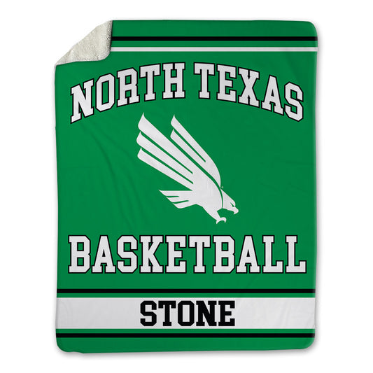 North Texas - NCAA Men's Basketball : Matthew Stone - Blanket-0