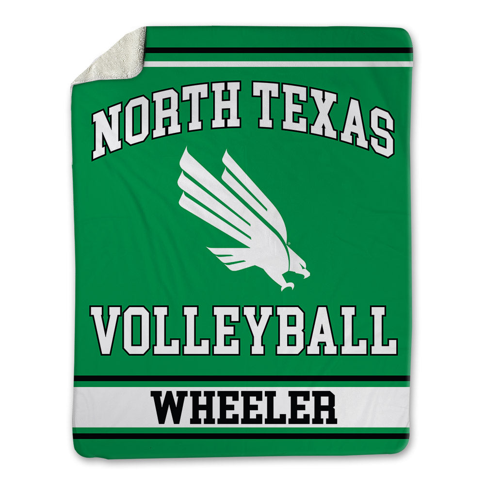 North Texas - NCAA Women's Volleyball : Lauren Wheeler - Blanket-0