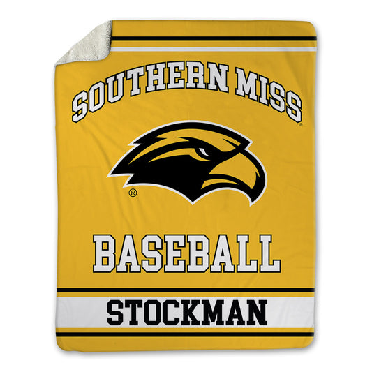 Southern Miss - NCAA Baseball : Tucker Stockman - Blanket-0