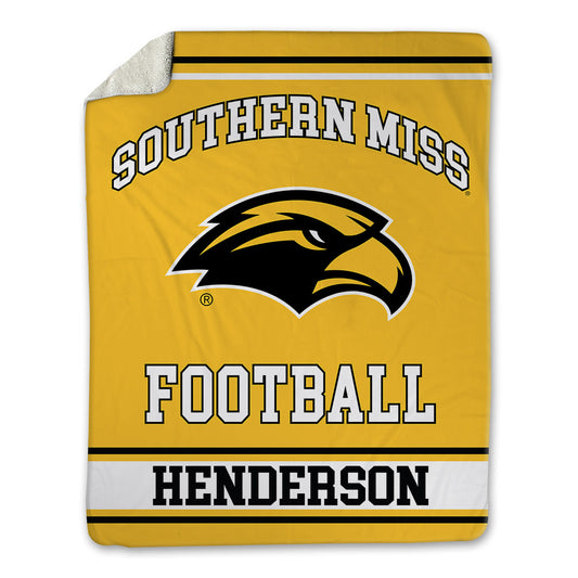Southern Miss - NCAA Football : Robert Henderson - Blanket-0