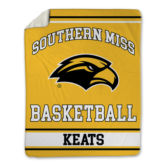 Southern Miss - NCAA Women's Basketball : Carly Keats - Blanket-0