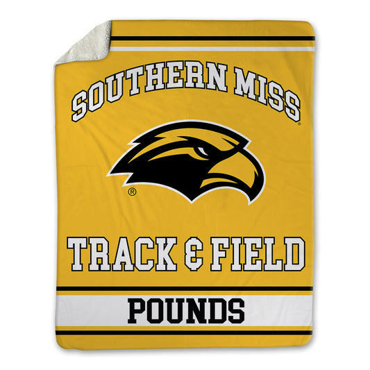 Southern Miss - NCAA Women's Track & Field : Indea Pounds - Blanket-0