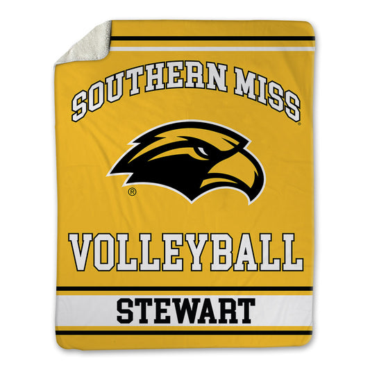 Southern Miss - NCAA Women's Volleyball : Elly Stewart - Blanket-0