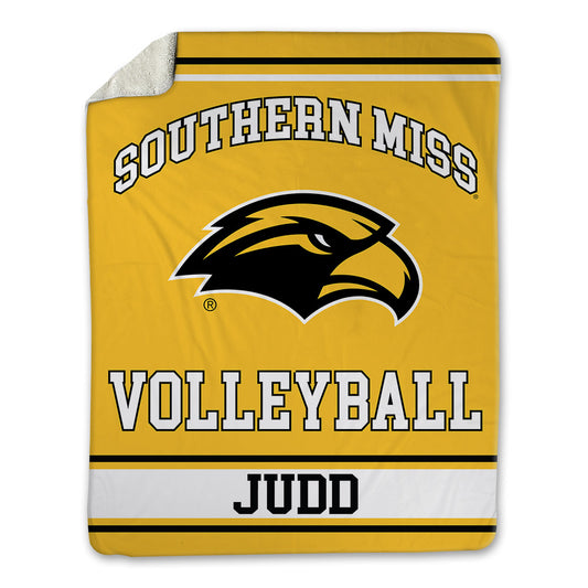 Southern Miss - NCAA Women's Volleyball : Aubrey Judd - Blanket-0