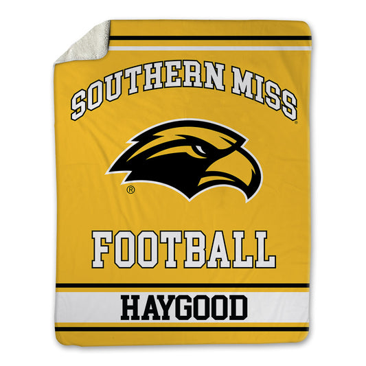Southern Miss - NCAA Football : Mathis Haygood - Blanket-0
