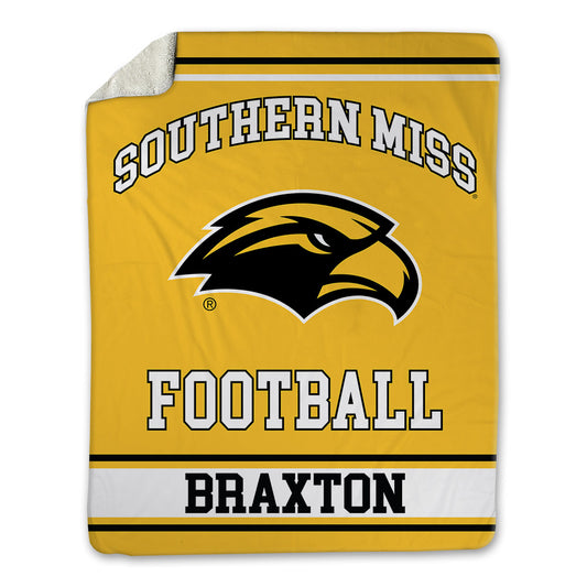 Southern Miss - NCAA Football : Braylon Braxton - Blanket-0