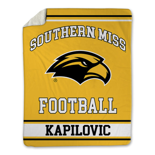 Southern Miss - NCAA Football : Colin Kapilovic - Blanket-0