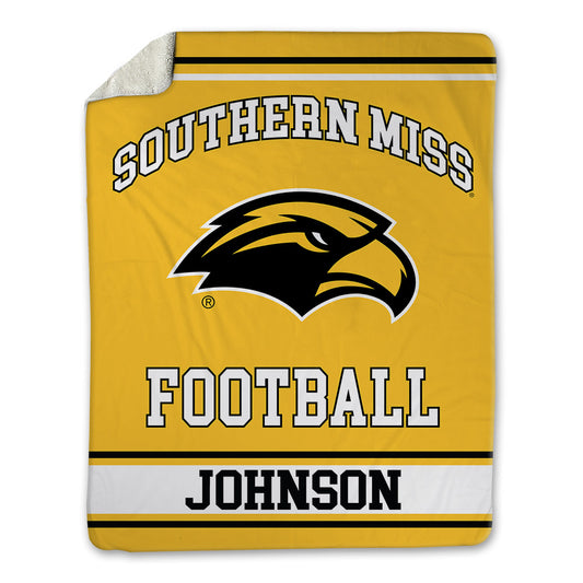 Southern Miss - NCAA Football : Jordan Johnson - Blanket-0