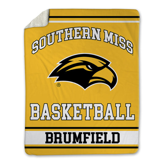 Southern Miss - NCAA Men's Basketball : Dylan Brumfield - Blanket-0