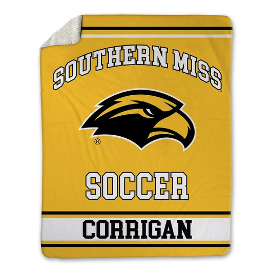 Southern Miss - NCAA Women's Soccer : Elizabeth Corrigan - Blanket-0