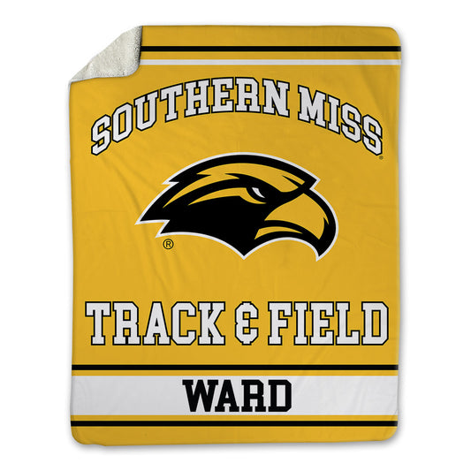 Southern Miss - NCAA Men's Track & Field : DeAundre Ward - Blanket-0