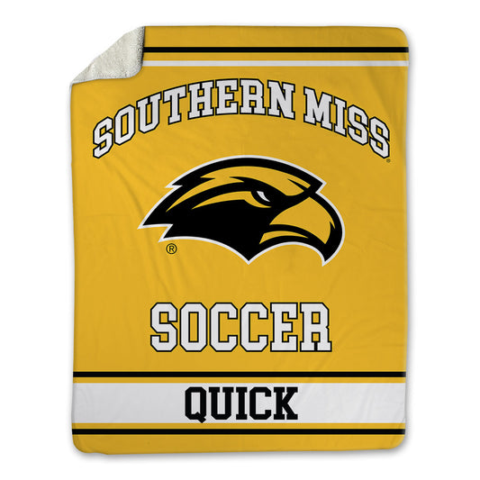 Southern Miss - NCAA Women's Soccer : Shaelynn Quick - Blanket-0