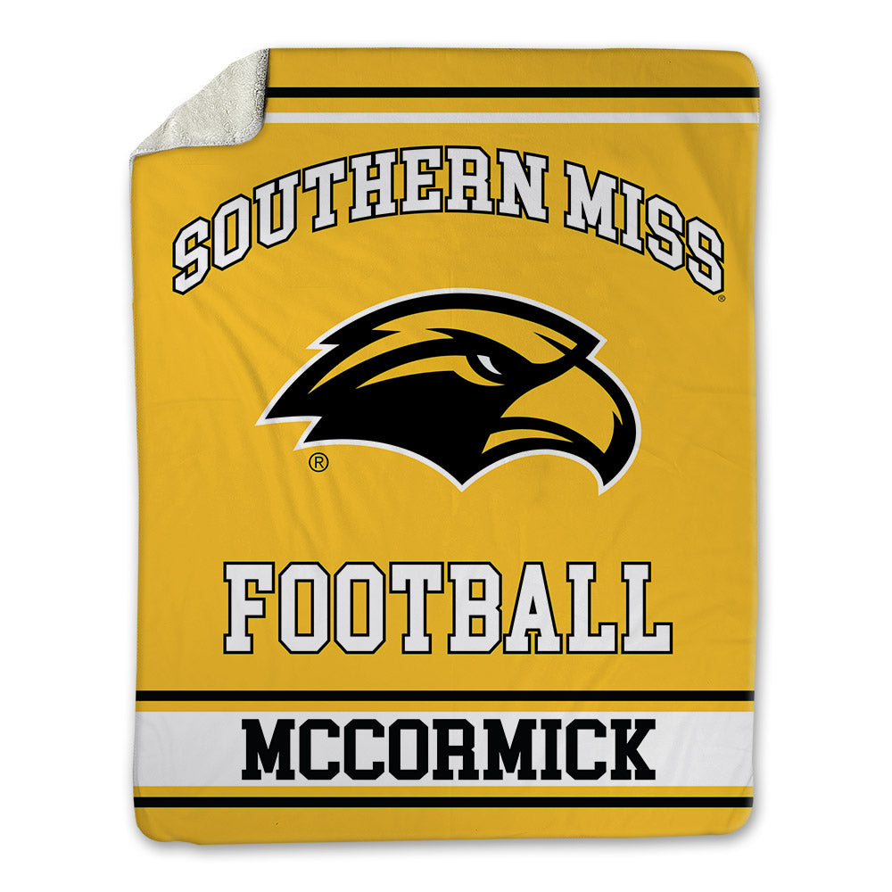 Southern Miss - NCAA Football : Kyle McCormick - Blanket-0