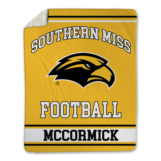 Southern Miss - NCAA Football : Kyle McCormick - Blanket-0