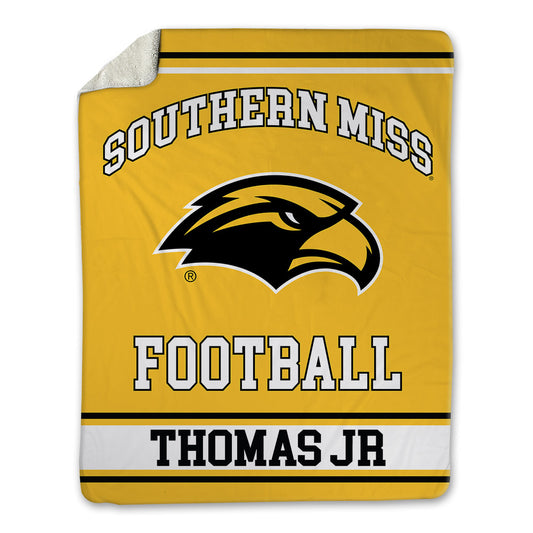 Southern Miss - NCAA Football : Eric Thomas Jr - Blanket-0