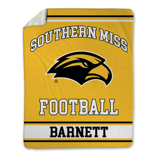Southern Miss - NCAA Football : Javarion Barnett - Blanket-0