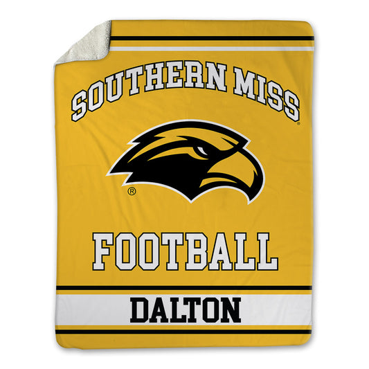 Southern Miss - NCAA Football : Davis Dalton - Blanket-0