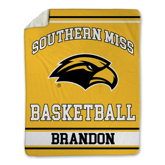 Southern Miss - NCAA Men's Basketball : Dalyn Brandon - Blanket-0