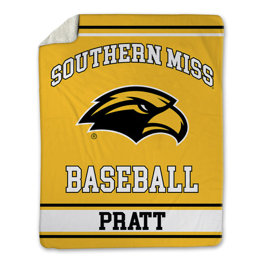 Southern Miss - NCAA Baseball : Logan Pratt - Blanket-0
