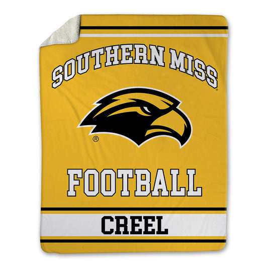 Southern Miss - NCAA Football : Hayes Creel - Blanket-0