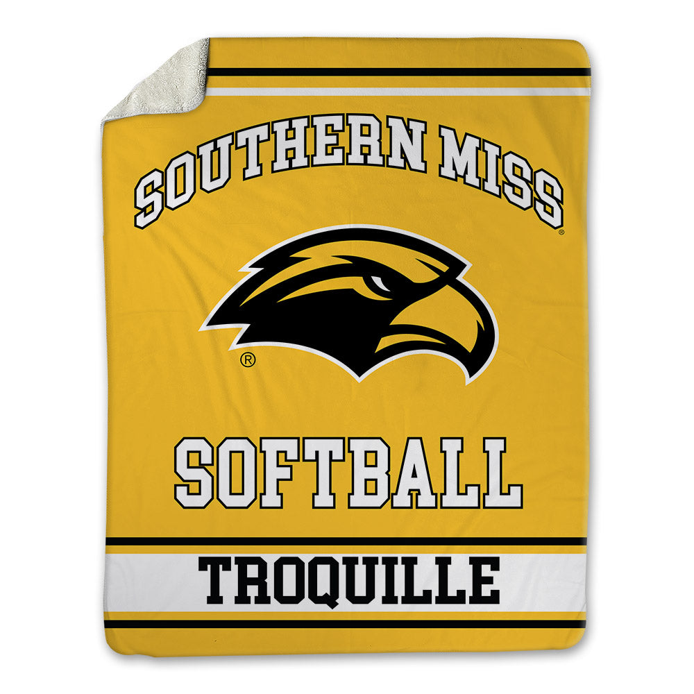 Southern Miss - NCAA Softball : Abbi Troquille - Blanket-0
