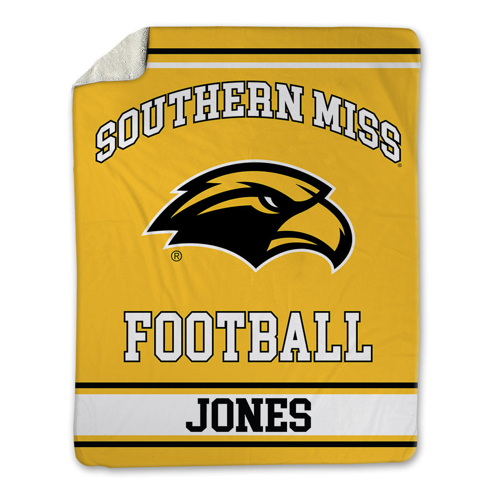 Southern Miss - NCAA Football : Christopher Jones - Blanket-0