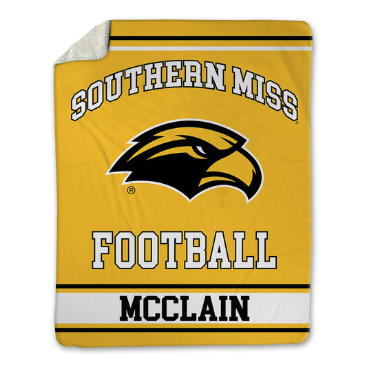 Southern Miss - NCAA Football : Cannon McClain - Blanket-0