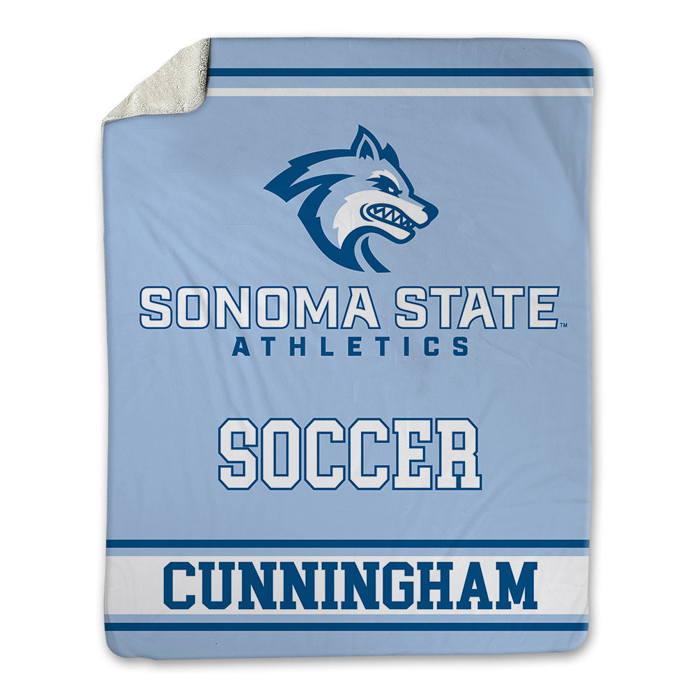 SSU - NCAA Men's Soccer : Jvon Cunningham - Blanket-0
