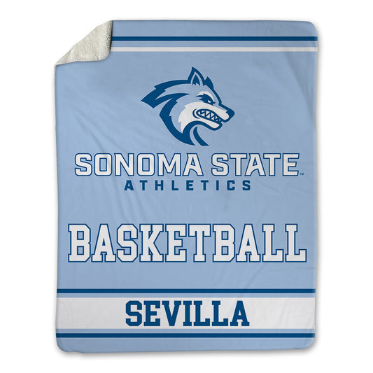 SSU - NCAA Men's Basketball : Donovan Sevilla - Blanket-0