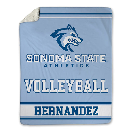 SSU - NCAA Women's Volleyball : emily hernandez - Blanket-0
