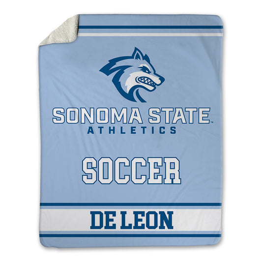 SSU - NCAA Men's Soccer : Christopher De Leon - Blanket-0