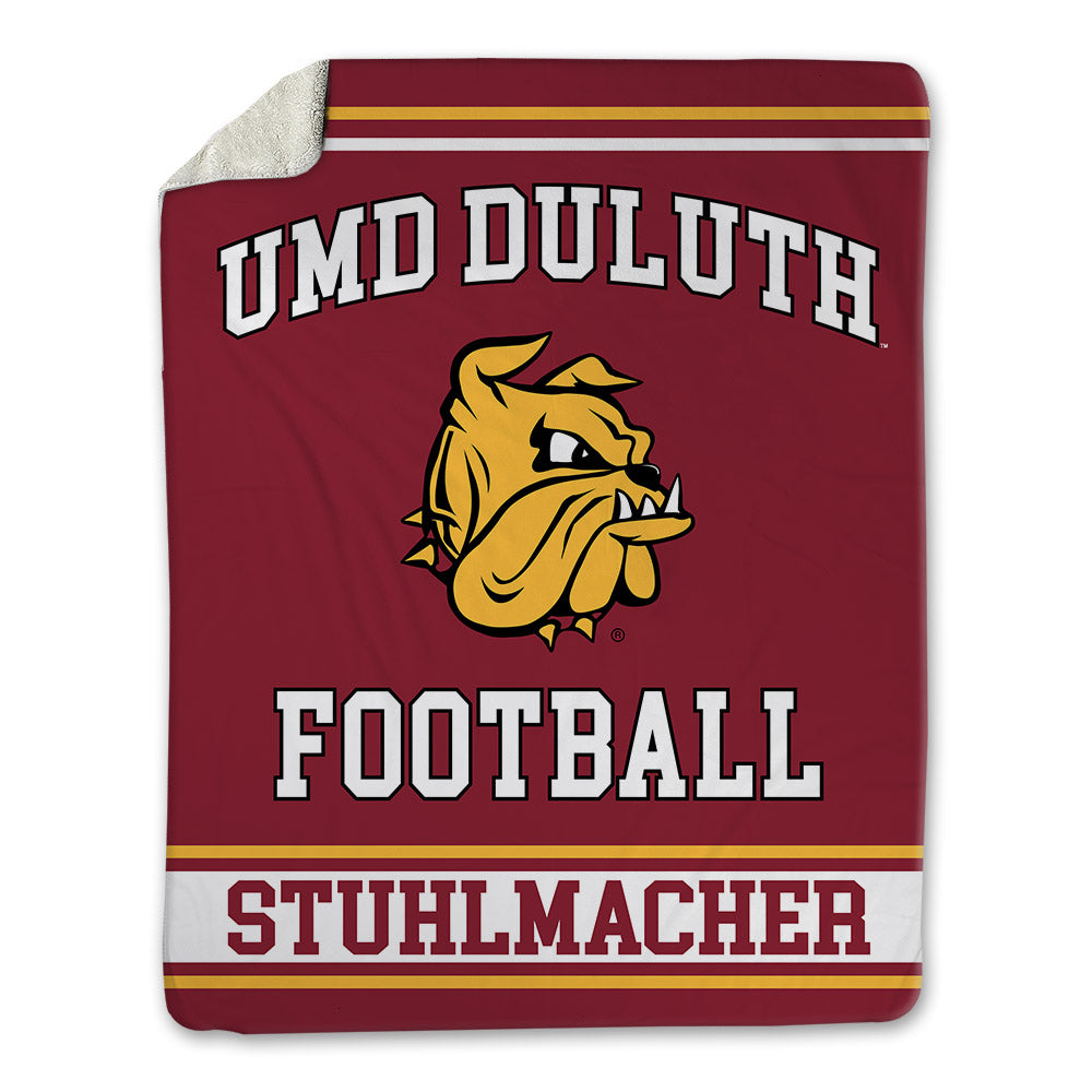 UMN Duluth - NCAA Football : Max Stuhlmacher - Blanket-0