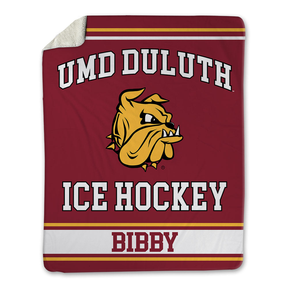 UMN Duluth - NCAA Men's Ice Hockey : Luke Bibby - Blanket-0